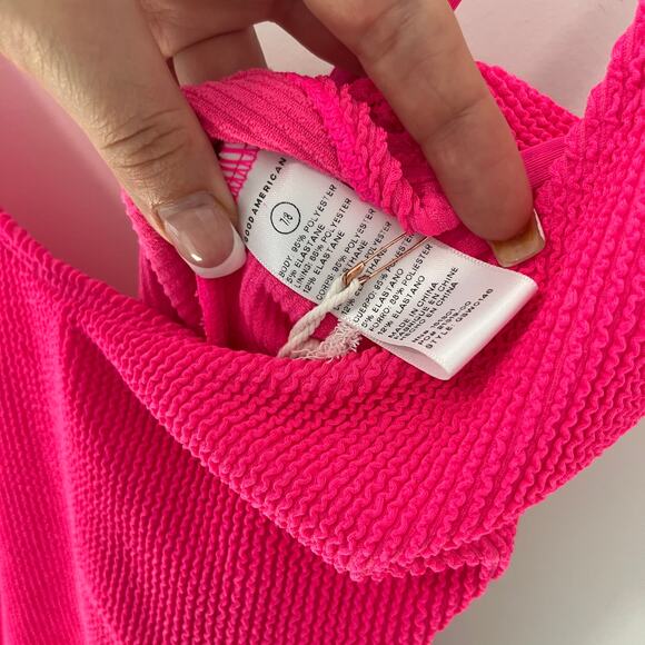 NEW Good American Barbie Pink One Piece Bathing Suit Size 4XL/5XL - Picture 5 of 6